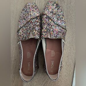TOMS Women's Sparkling Multicolor Flats